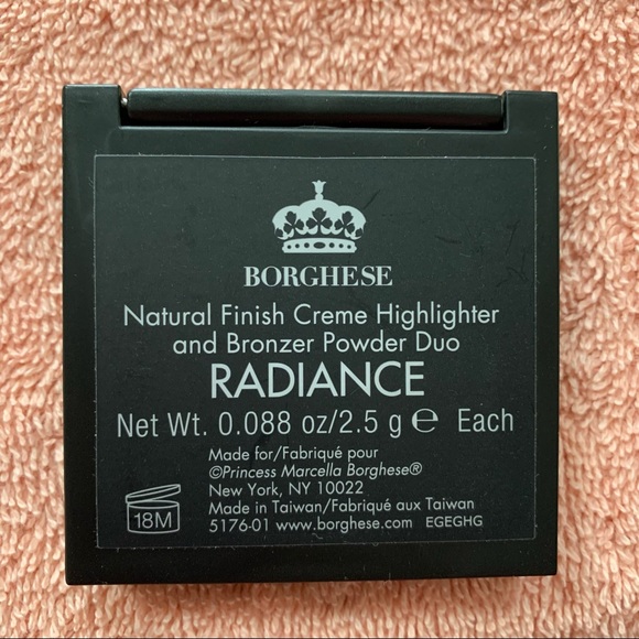 BORGHESE RADIANCE Natural Finish Creme Highlighter And Bronzer Powder Duo - Picture 6 of 7